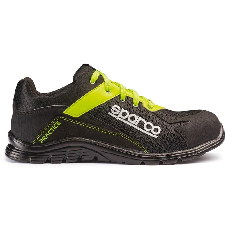 Sparco Unisex Practice Industrial Shoe, black, 11.5 UK