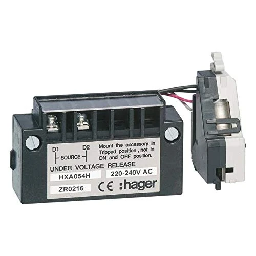 Hager X160/X250 - Duvr X160-X250 220-240V Minima Voltage Relay - Image 1