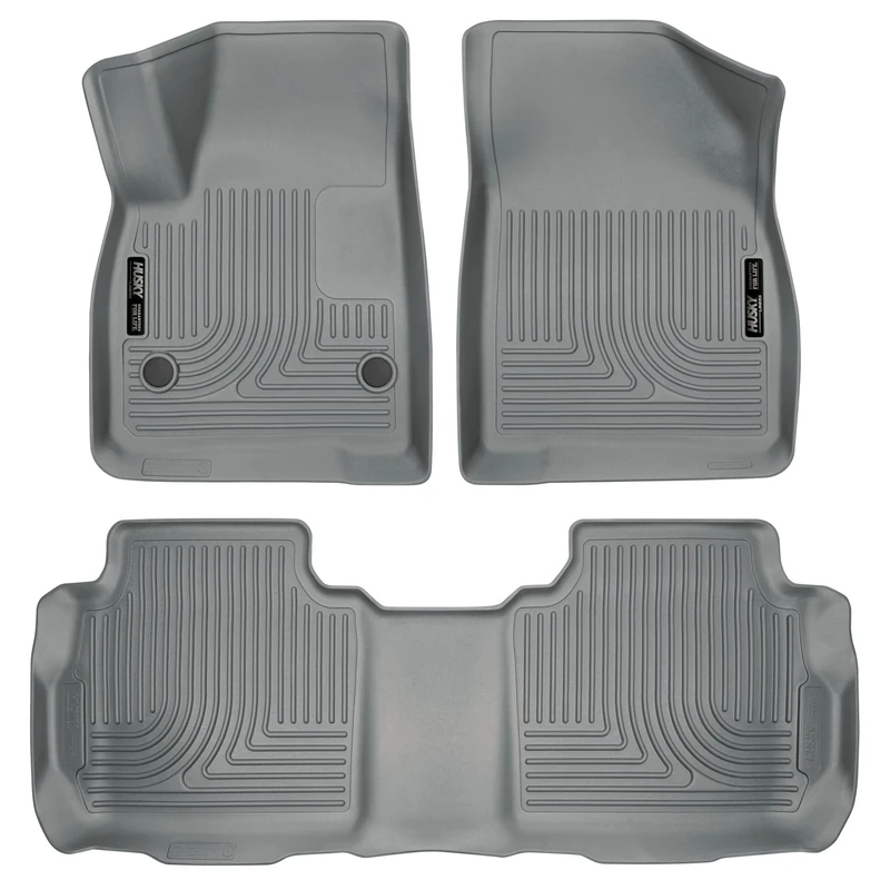 Husky Liners Fits 2017-19 Cadillac XT5, 2017-19 GMC Acadia, 2019 Chevrolet Blazer Weatherbeater Front & 2nd Seat Floor Mats