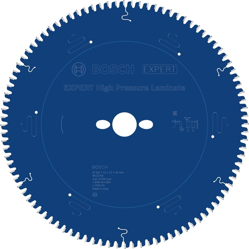 Bosch Professional Circular Saw Blade Expert for High-Pressure Laminate (for high-Pressure Laminate, 305 x 30 x 3,2 mm; Accessories for Circular saws)