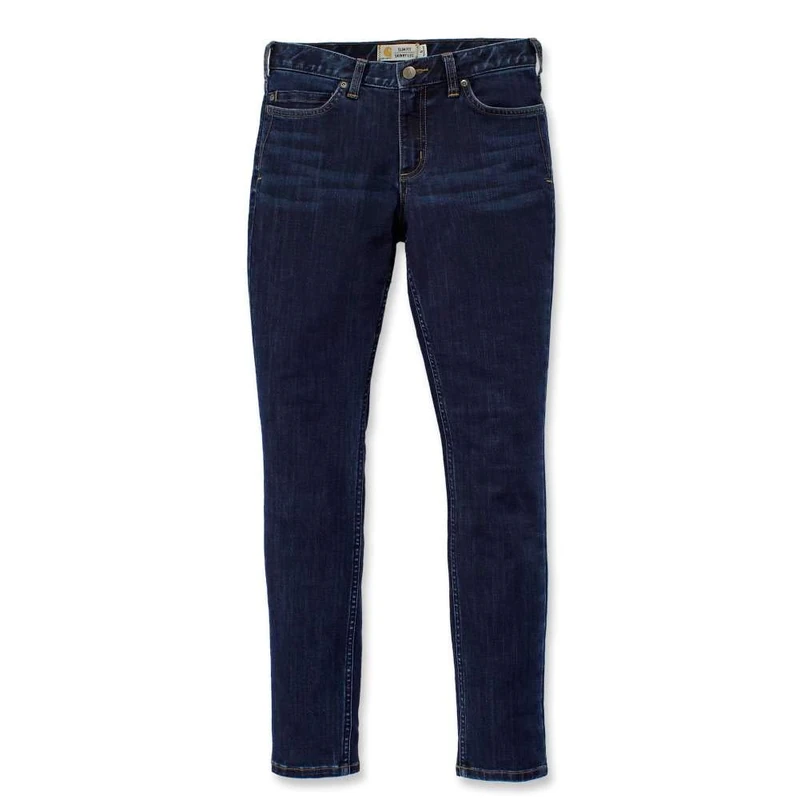 Carhartt Women's Layton Skinny Leg Slim Fit Jean - Blue - 2 - Image 1