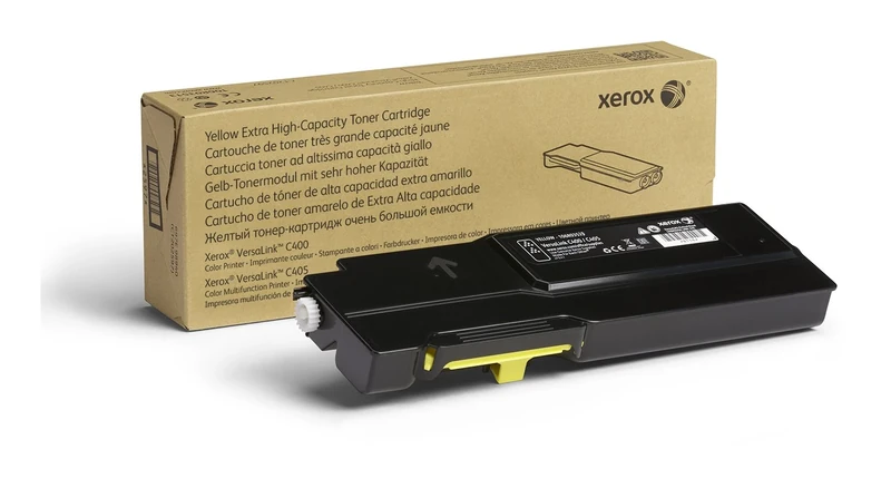 Xerox Genuine VersaLink C400 / C405 Yellow Extra High Capacity Toner Cartridge (8,000 Pages) - 106R03529