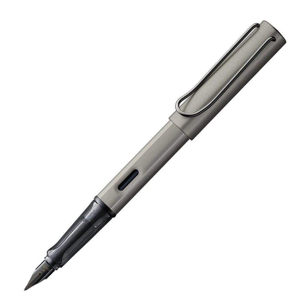 Lamy Unisex Lx Ruthenium Plated Fountain Pen - Grey - Fine Nib
