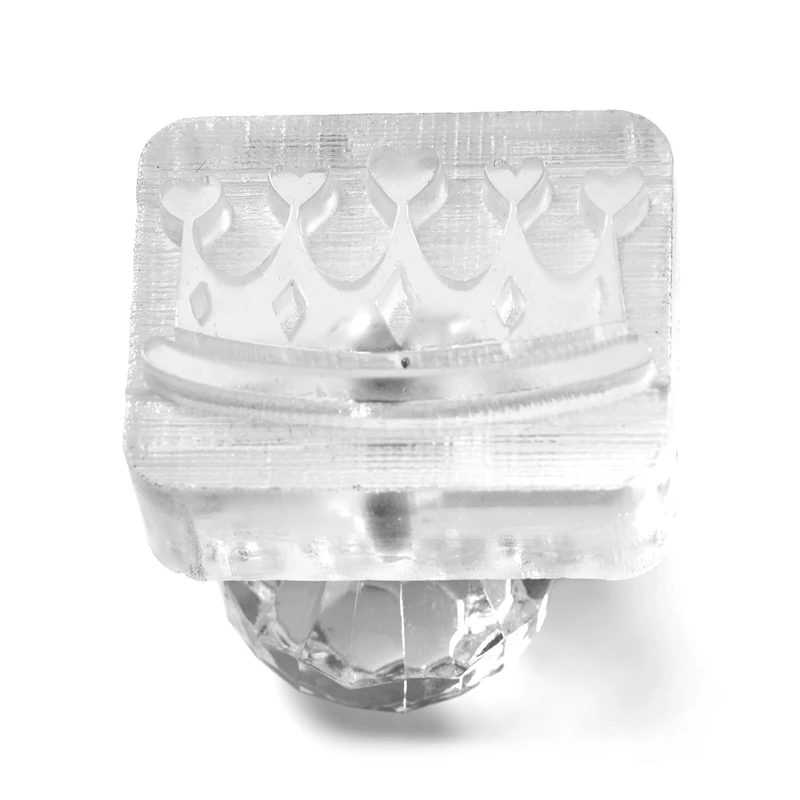 World Of Moulds Crown Soap Stamp - Pack of 5 Acrylic Stamps