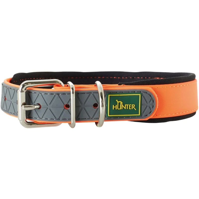 HUNTER Convenience Comfort Collar with Soft Neoprene, 65 cm, Neon Orange