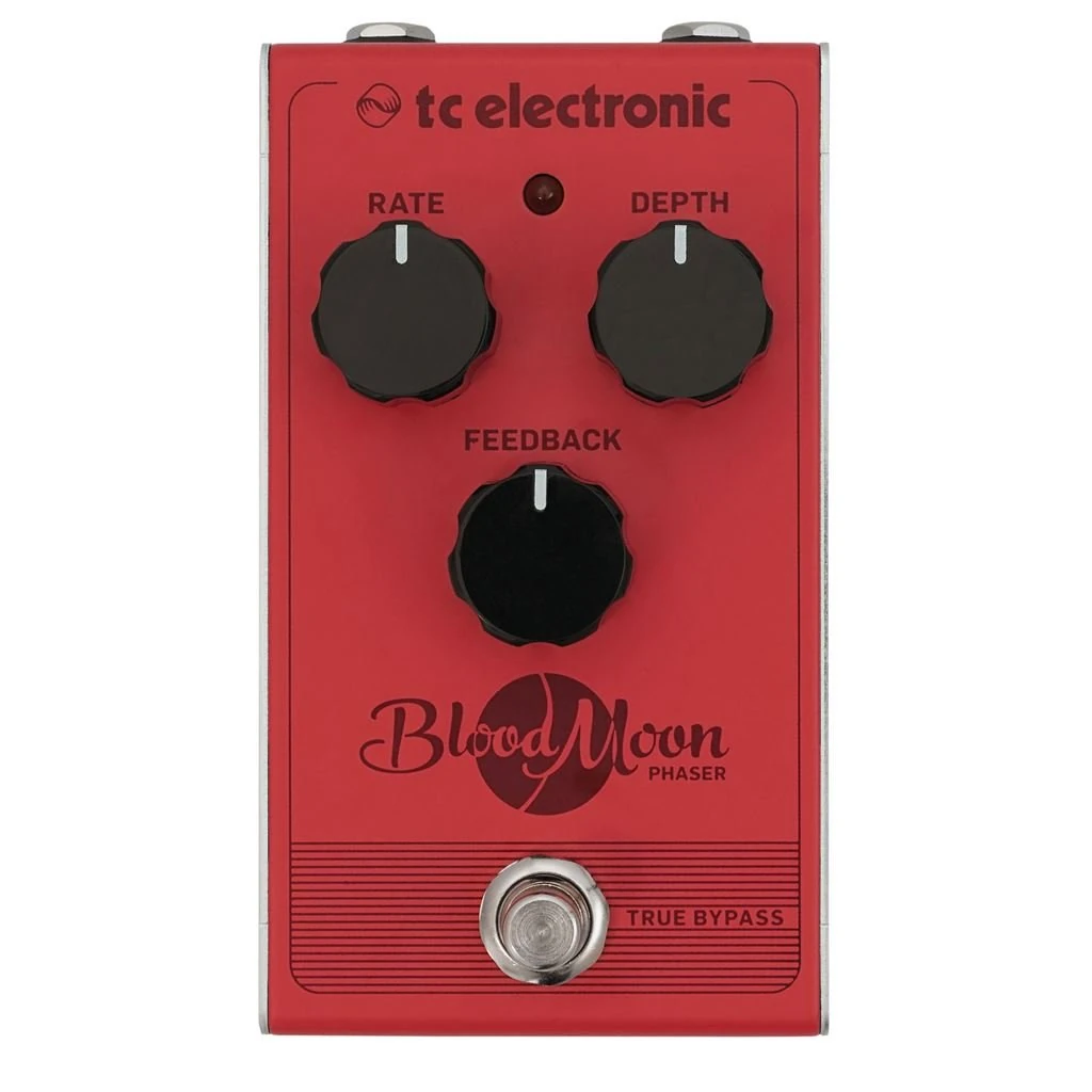 TC Helicon BLOOD MOON PHASER Vintage-Style Phaser Pedal with Four-Stage Filter and All-Analog Circuit