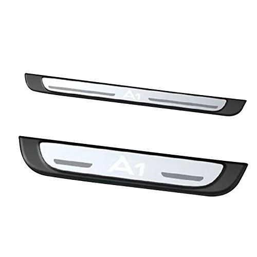 Audi 8X4071301 Sill Trims for A1 5-Door Front with Brushed Aluminium Look