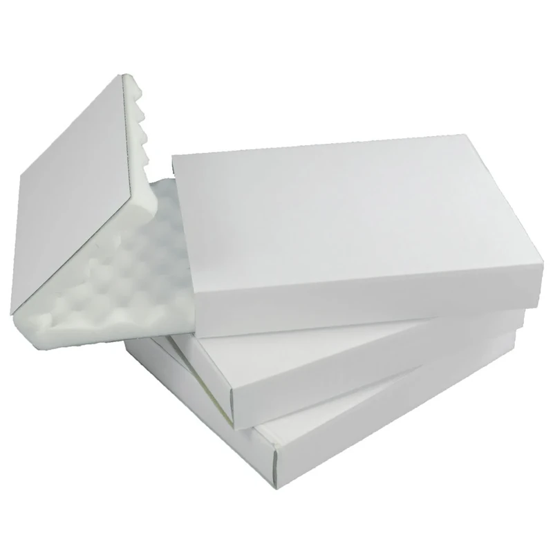 Triplast 14 x 11 x 2-Inch Large Shell and Slide Packaging Foam Lined Insulated Protective Padded Box (Pack of 10)