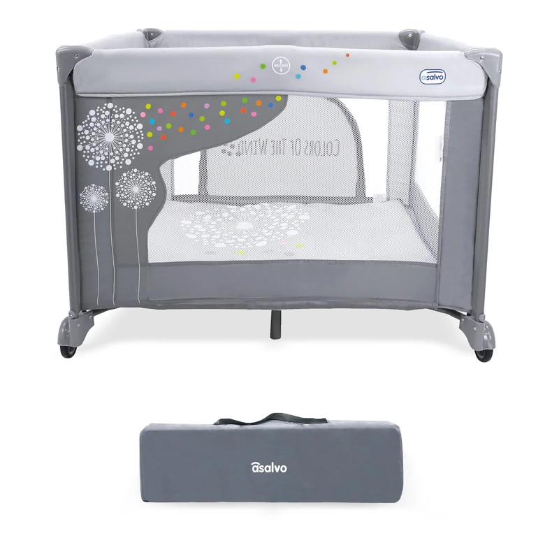 Asalvo 12487 Dandelion Design Play Pen, Multi-Colour