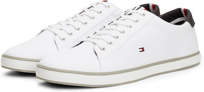 Tommy Hilfiger Men’s Vulcanised Trainers, White (White), 11