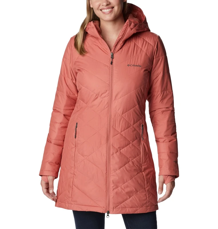 Columbia Women's Long Hooded Puffer Jacket, Heavenly