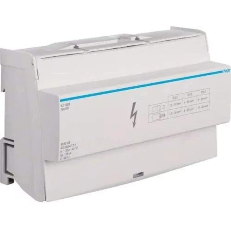 Hager Series Vega D – Block Connection Square 4 Poles 125 A 3 x 25/11 x 10 mm2