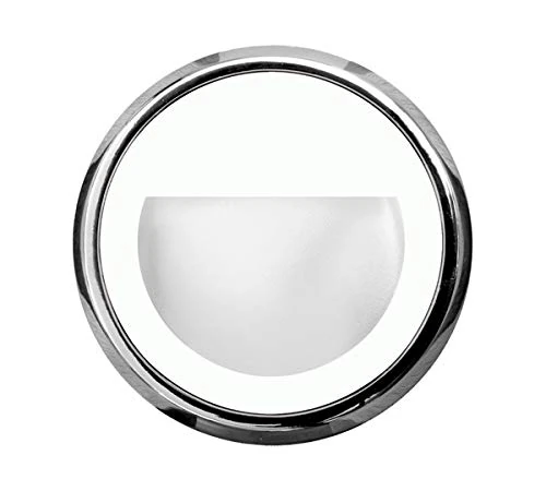 Daisalux lecu – Llecu Beacon White/Clear Glass Chrome/Chrome - Image 1