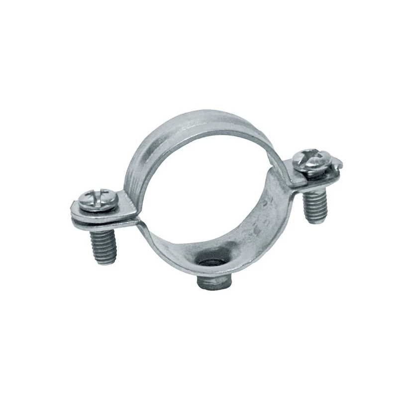 Apolo 925L – Metal Clamp M6 Type L, Diameter 25 mm, Zinc Steel, 100 Units