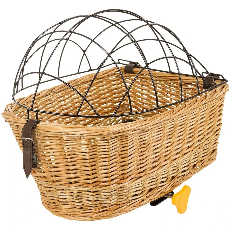 M-Wave Cicli Bonin Unisex Adult Wicker Animals Basket - Natural, One Size