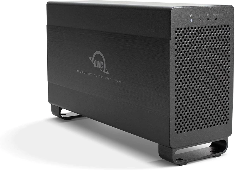 OWC Mercury Elite Pro Dual (0 TB) Dual-Bay Performance RAID Storage Enclosure with Thunderbolt 2 and USB 3.2 (5Gb/s)