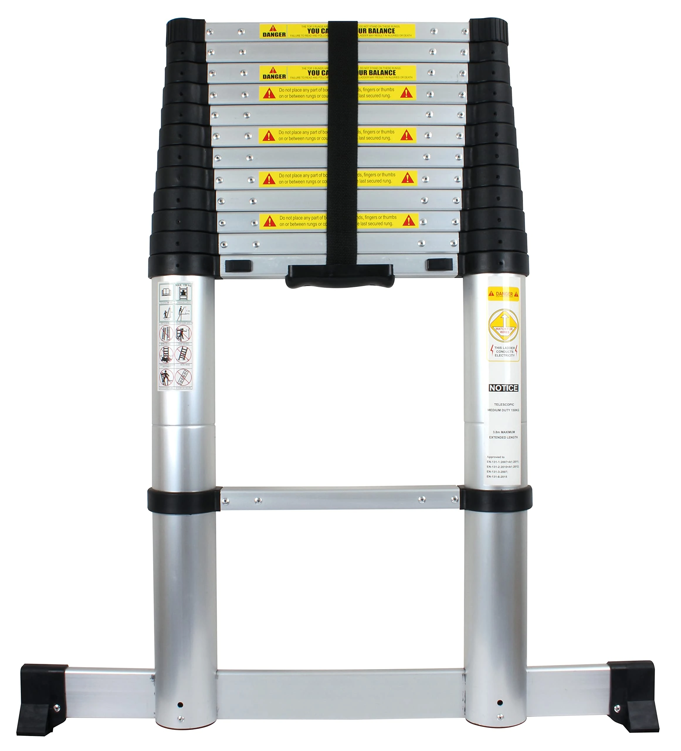 ProDec Advance 3.8 m (12' 6") Click 'n' Climb PRO Telescopic Ladder