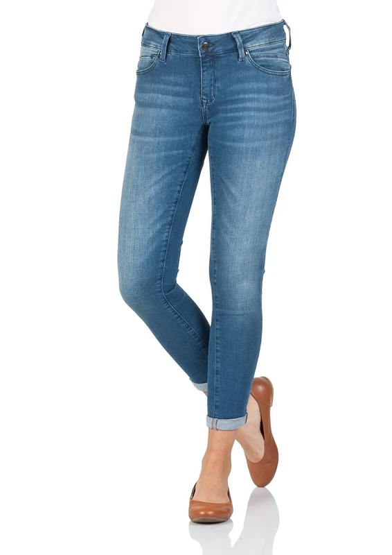 Mavi Women's Lexy Skinny Jeans, Blue Mid Brushed Ultra Move 22602, 29W / 32L