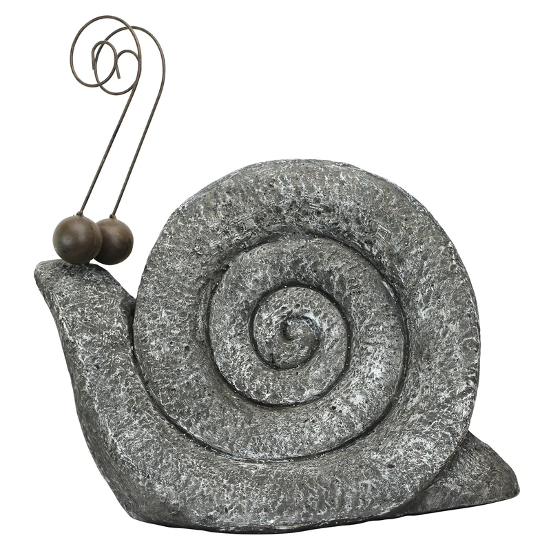 Design Toscano Medium "At a Snails Pace" Statue - Grey