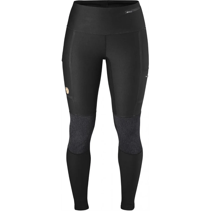 Fjallraven Women's Abisko Trekking Tights W Sport Trousers, Grey, XL UK