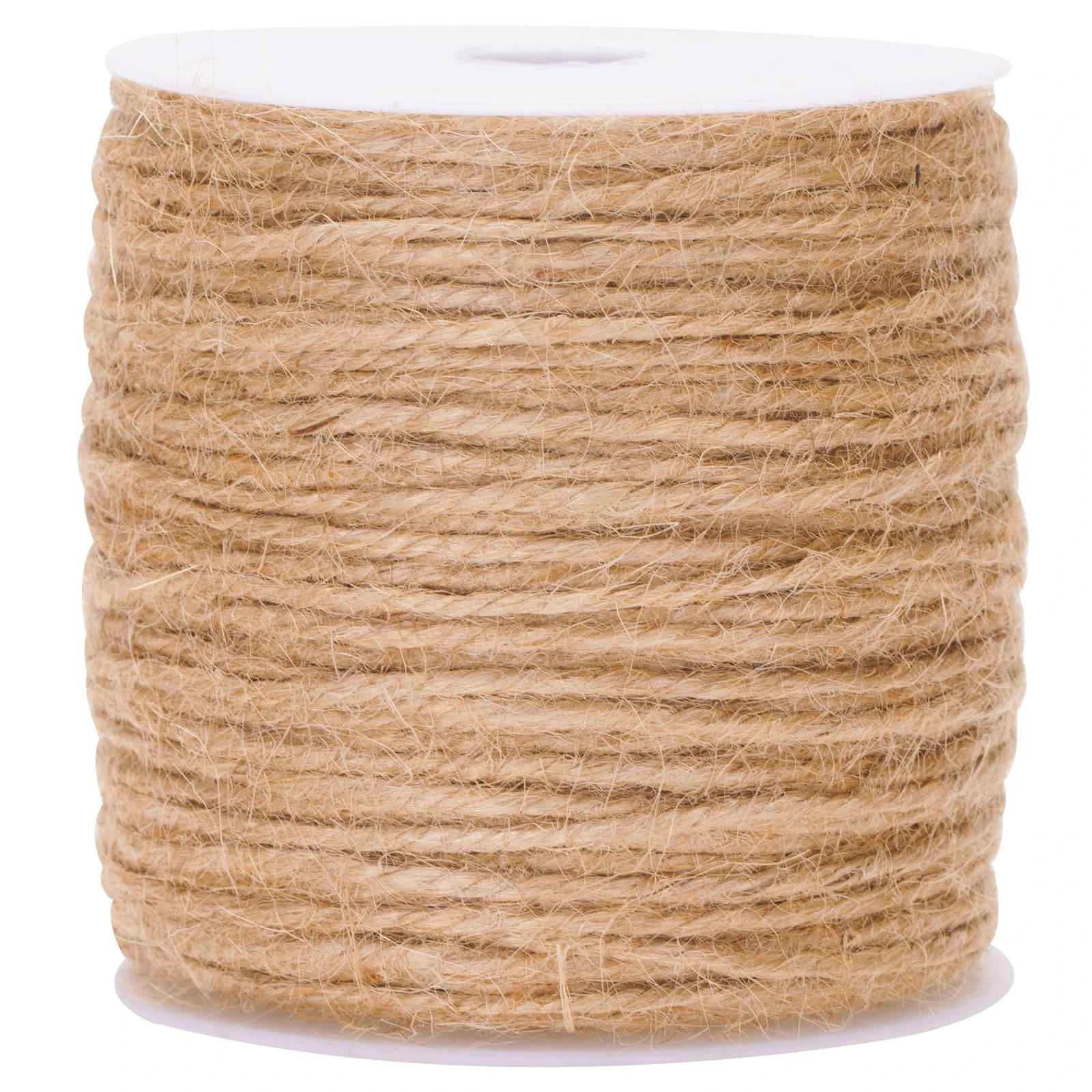 G2PLUS Jute String Twine 3MM, 100M Natural Garden Jute Rope, 3 Ply Art and Crafts Linen String for DIY Craft; Gardening Use
