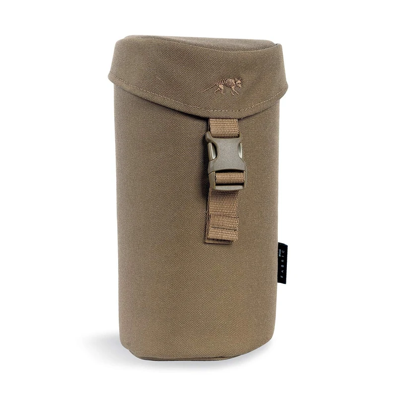 Tasmanian Tiger TT Bottle Holder 1L Insulated Padded Molle System Water Bottle Bag Backpack Bottle Holder Compatible with 1L Bottle by Nalgene Coyote Brown