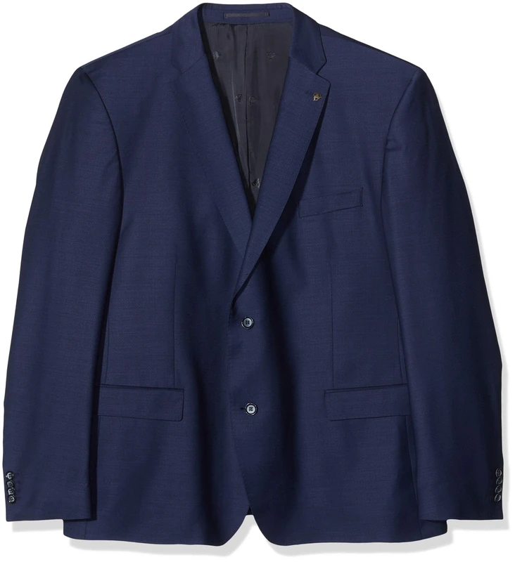 Roy Robson Men's Shape/Modern Fit Anzugjacke Suit Jacket, Blue (Dark Blue 18), 46R