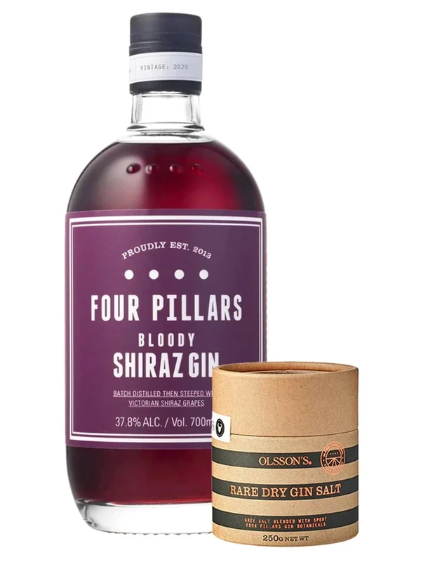 Four Pillars Bloody Shiraz, 70 cl - Award Winning Premium Australian Gin - With Signature Botanicals and Local Shiraz Grapes