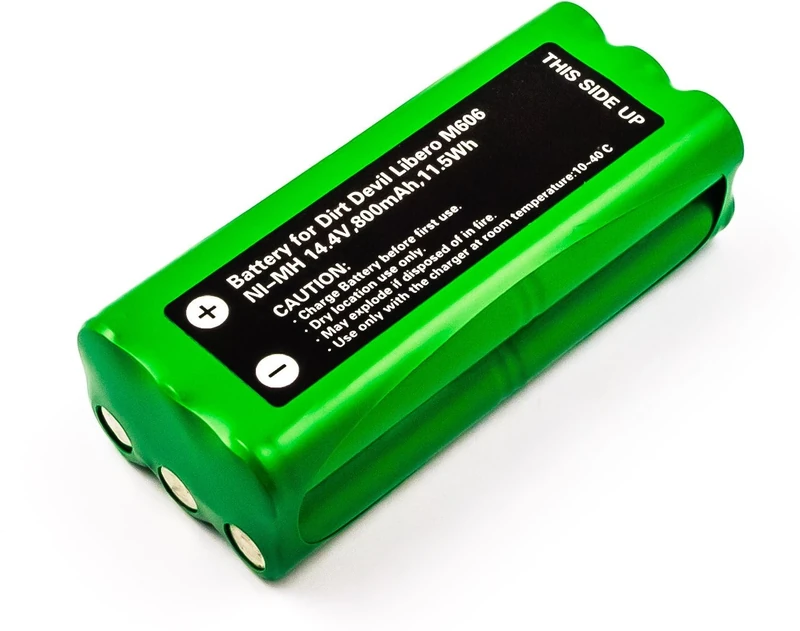 MicroBattery Battery Dirt Devil Libero M606 NiMH, 14,4V, 800mAh, 11,5Wh, MBVC0001 (NiMH, 14,4V, 800mAh, 11,5Wh)