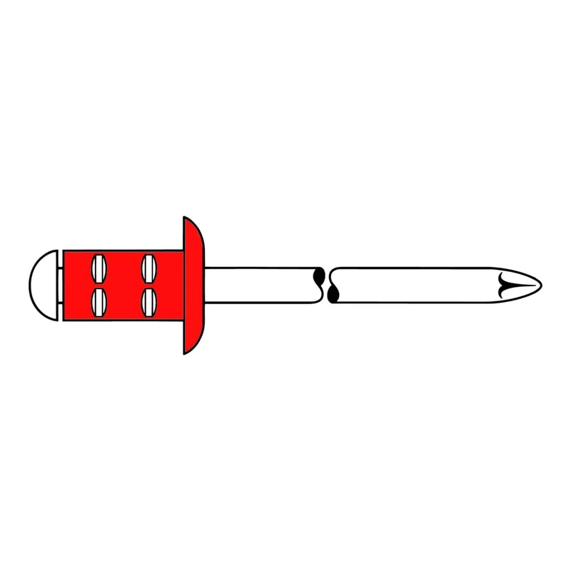 Polygrip Blind Rivets Aluminium/Chrome 4,8 x 17 RAL 1015 Light Ivory [Pack 500] (1446487)