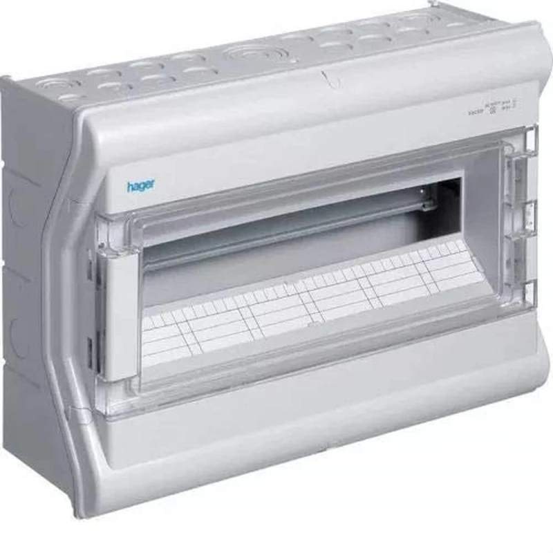 Hager ve Series - Distribution Box Vector Surface 1row-18 IP55 - Image 1