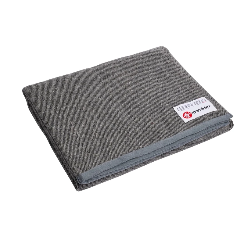 Manduka Recycled Wool Blanket, Sediment