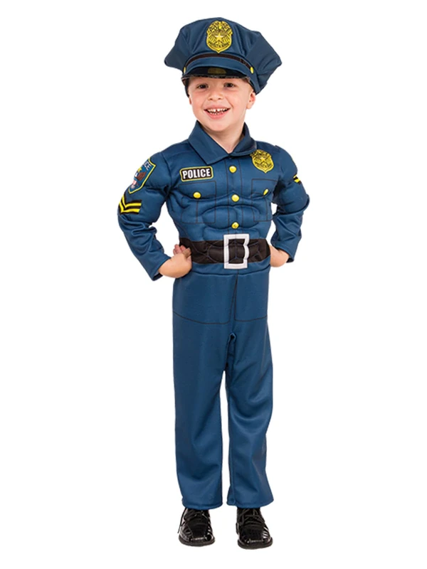 Rubies 510332 Child's Top Cop Costume, Multicolor, Medium