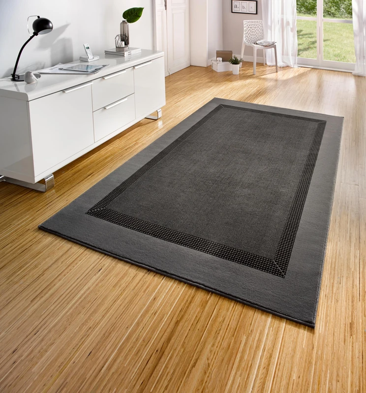 Hanse Home Rug Runner Band 120 x 170 cm - Carpet Runner Soft Short Pile Rug Modern Design Runner for Hallway, Bedroom, Children's Room, Bathroom, Living Room, Kitchen Decor Runner - Grey