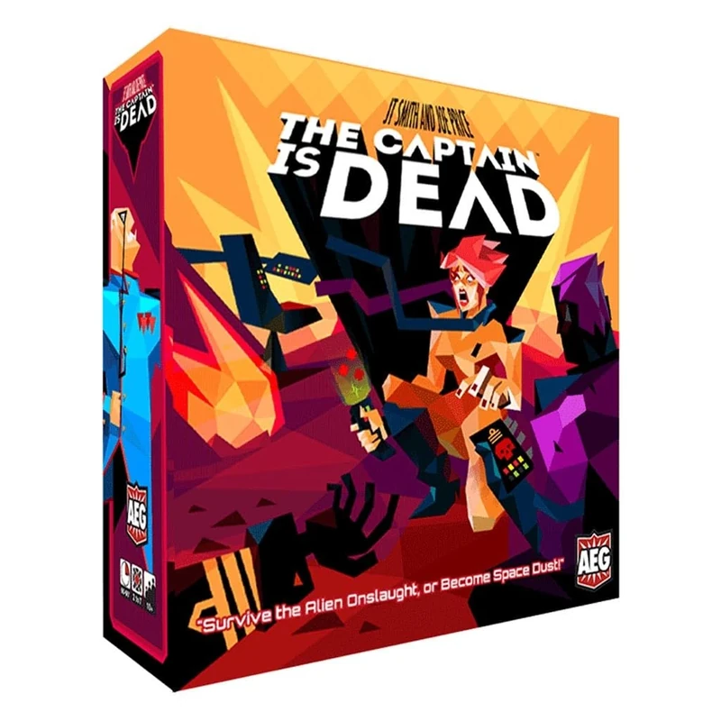 Alderac Entertainment Group | The Captain is Dead | Board Game | Ages 14+ | 2 to 7 Players | 60 to 90 Minutes Playing Time, Multicolor