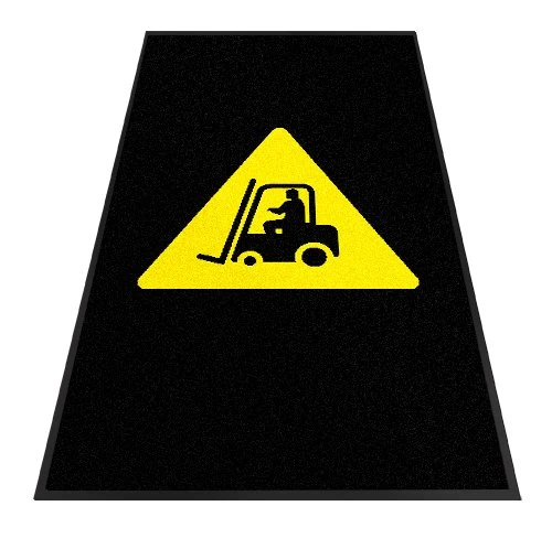 Andersen 2120435 Nylon Fibre Interior Classic Impressions Floor Mat with Safety Logo Mat, Nitrile Rubber Backing, 830 G/M2, Landscape, 85 x 150 cm