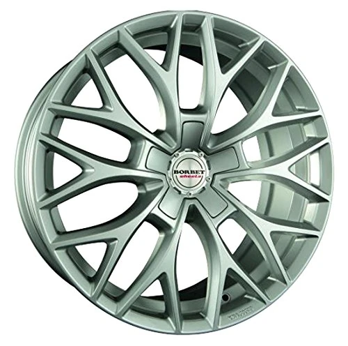 Borbet DY 8 x 18 ET 45 Bolt Circle 5 x 108 Hub Centering 72.5 DY 80845108572.5BS, Brilliant Silver