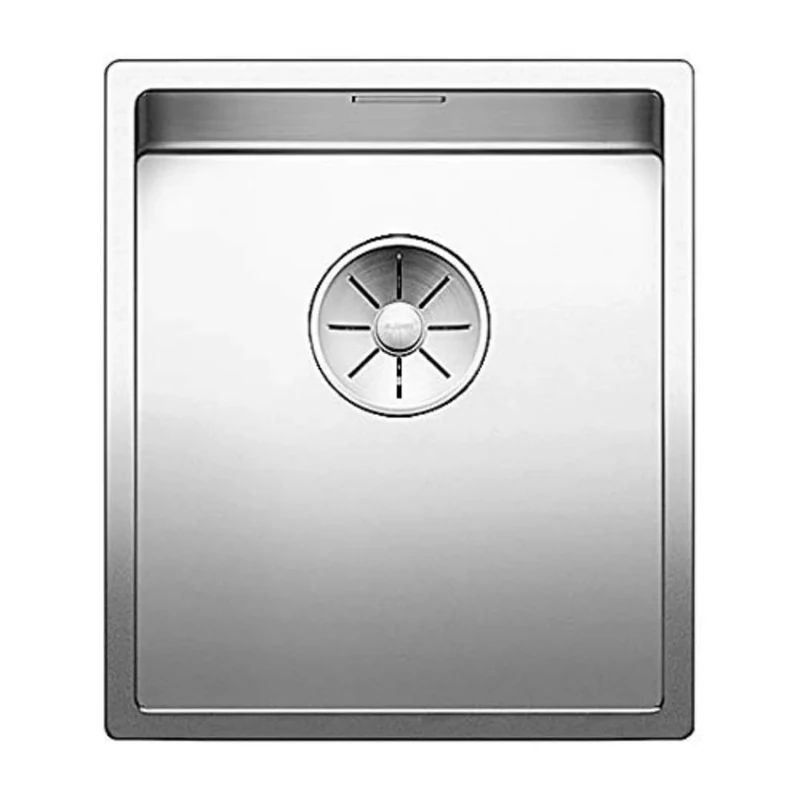 BLANCO CLARON 340-U | Stainless steel sink | Installation type: undermount installation | For 40 cm wide base cabinets | Resistant to scratches | Spacious bowl volume for optimum use | [38x44x19.9 cm]
