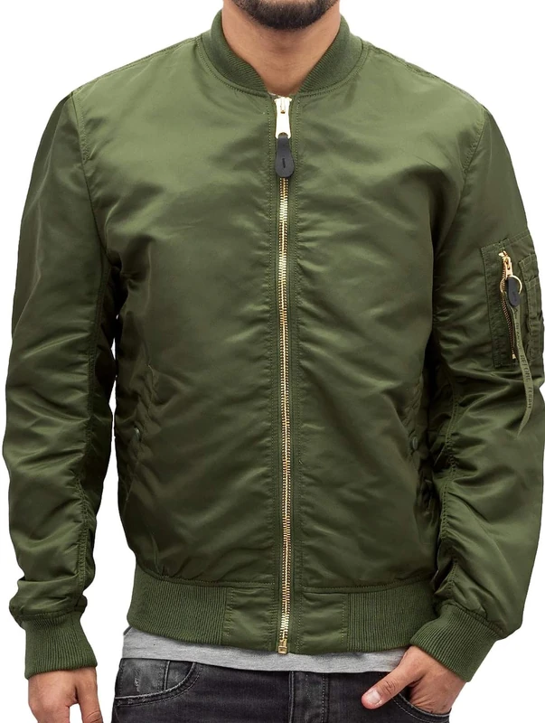 Alpha Industries MA-1 VF LW Bomber Jacket for Men Dark Green