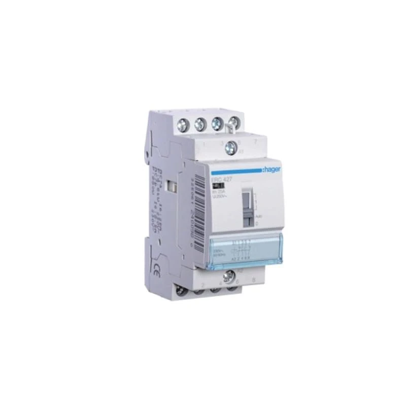 Hager Sistemas ERC427 Manual Contactor, 25A, 2Na+2Nc, 230V - Image 1