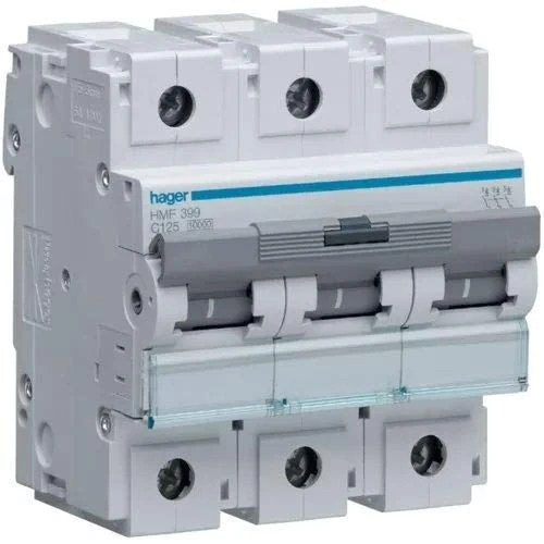 Hager HM Series – Automatic magnetotérmico – HM curva-c 10 KA 3 Poles 125 A