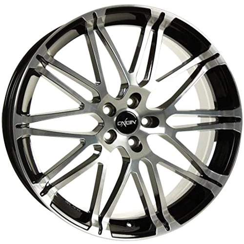 Oxigin 14 Oxrock 9.50 x 20 Offset 18 Bolt Pattern 5.00 x 120.00 Centre Bore 76.90 OXVIERZEHN9520K118BFP, Black Full Polish