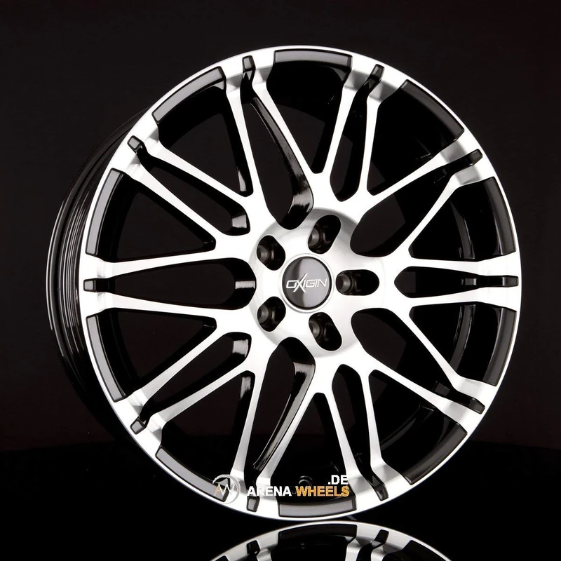 Oxigin 14 Oxrock 9.50 x 19 Offset 45 Bolt Pattern 5.00 x 112.00 Centre Bore 72.60 OXVIERZEHN9519H45BFP, Black Full Polish
