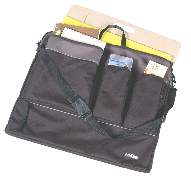 ArtBin Tote Folio, artist portfolio, all black 6829AG, Canvas, 27.5" x 23" - Image 1