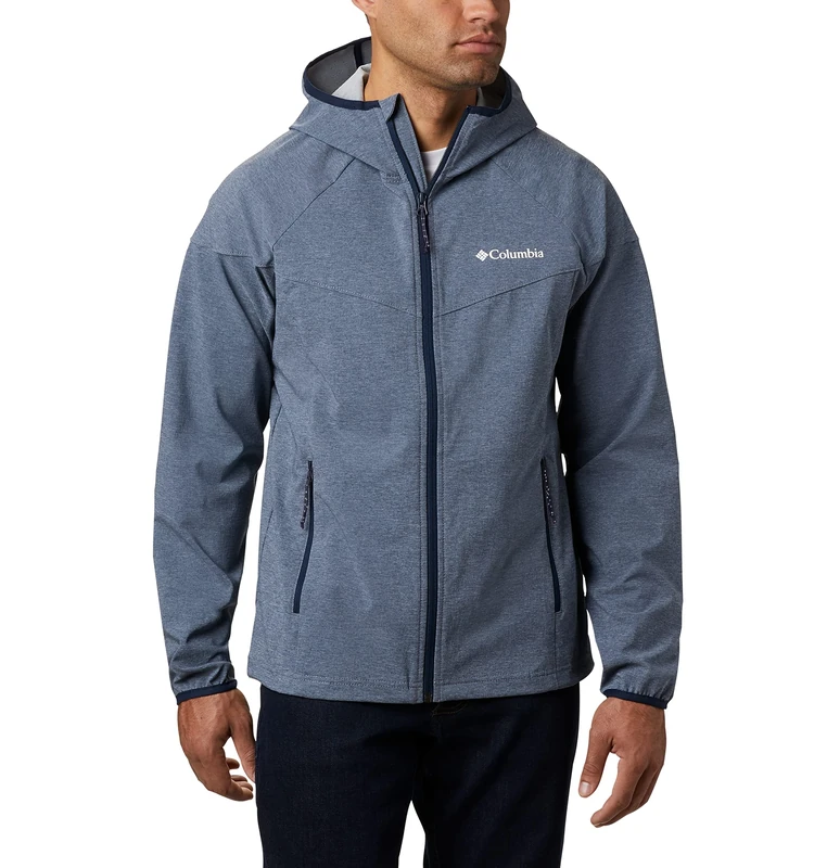 Columbia Men's Softshell Jacket, Heather Canyon