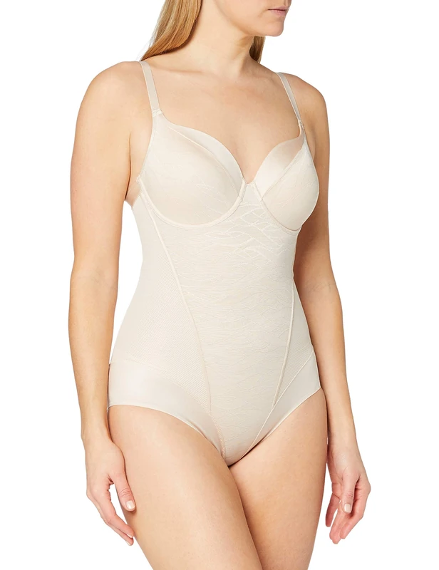 Triumph Women's Airy Sensation BSWP Bodysuit, Beige, Size 34B