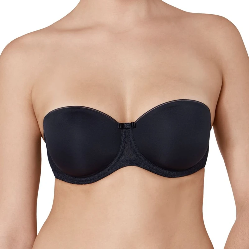Triumph Womens Beauty-full Essential Wdp Wired Padded Bra With Detachable Straps, Black, 38F UK