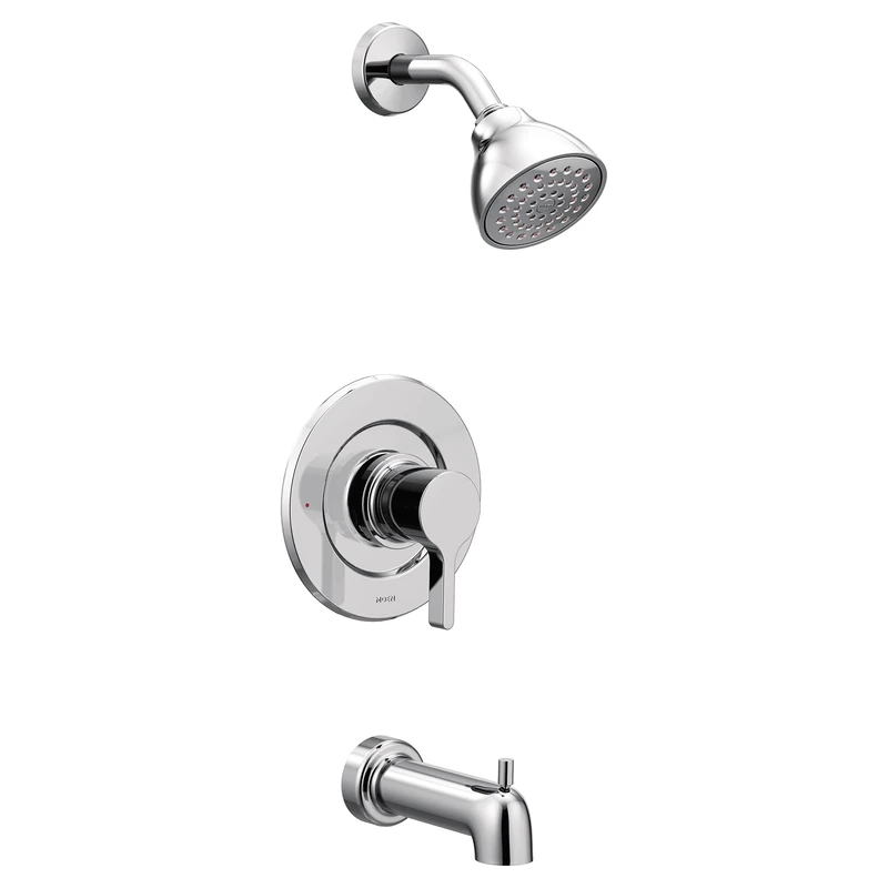 Moen T2663EP, Vichy Bathroom Tub Shower Faucet System Without Valve, Chrome, 1