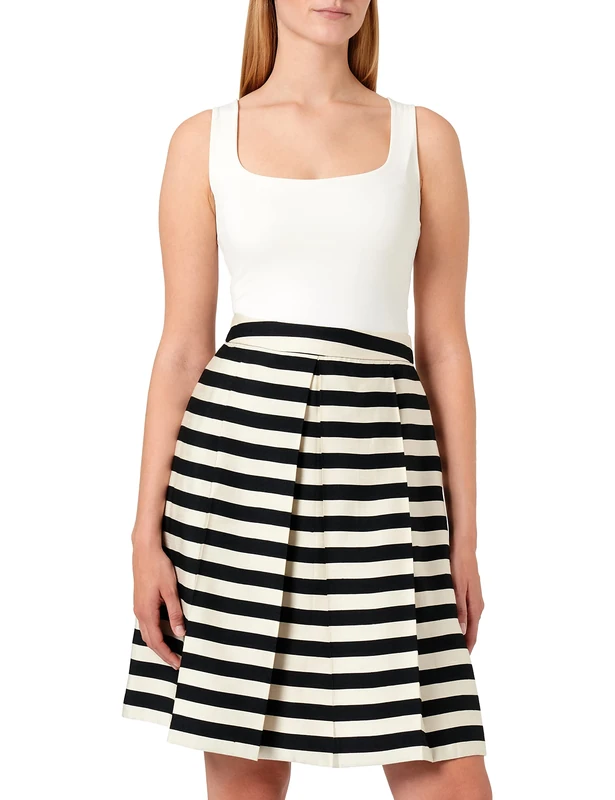 Seventy Women's GO0272470048 Skirt, Black (Black/White), 6