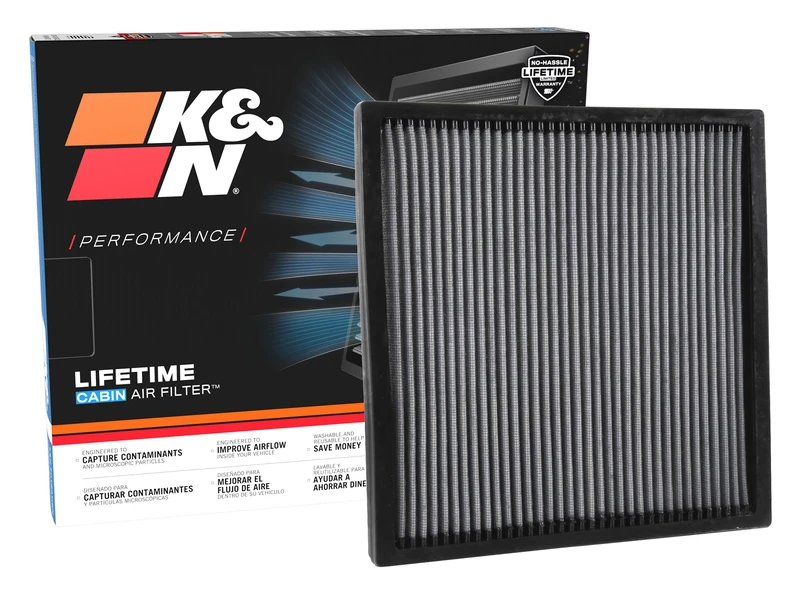 K&N Premium Cabin Air Filter: High Performance, Washable, Clean Airflow to your Cabin: Designed For Select 2010-2015 Chevy Camaro Vehicle Models, VF3017, Weiß